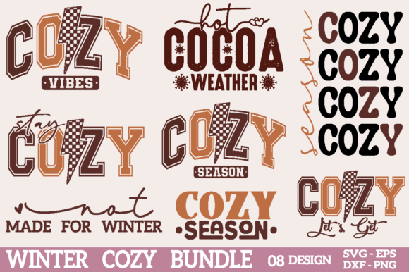 Download Cozy, Winter, Christmas Bundle SVG PNG - Christmas bundle Collection
