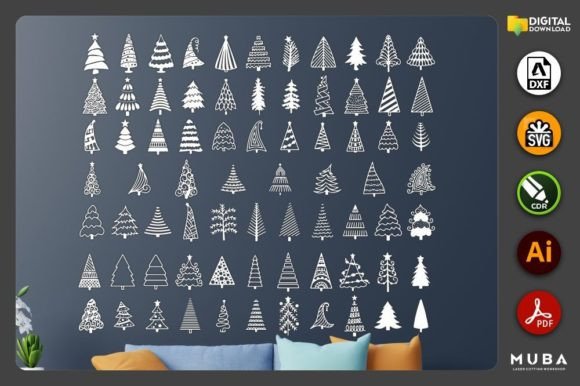 Download 236 Pcs Christmas Tree Ornament SVG - Christmas tree ornament svg Collection