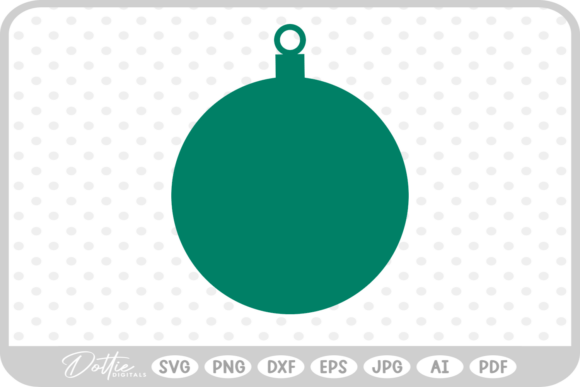 Download Christmas Bauble SVG PNG DXF - Premium Resources