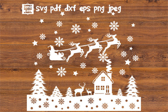 Download Winter Scene Svg, Christmas Scene Svg - Christmas scene svg Collection