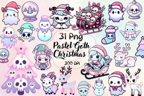 Download Kawaii Cute Pastel Goth Christmas Bundle - Christmas bundle Collection