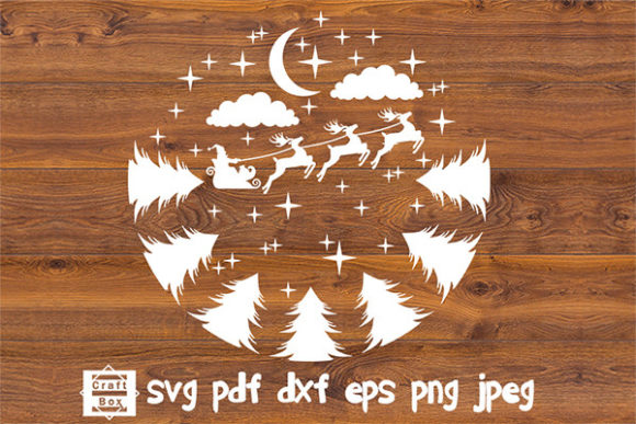 Download Christmas Scene Svg, Sanata Svg - Christmas scene svg Collection