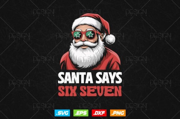 Download Santa Says Six Seven Christmas 67 Png - Six seven Collection