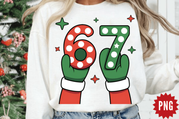 Download Funny Christmas 67, Six Seven Santa PNG - Six seven Collection