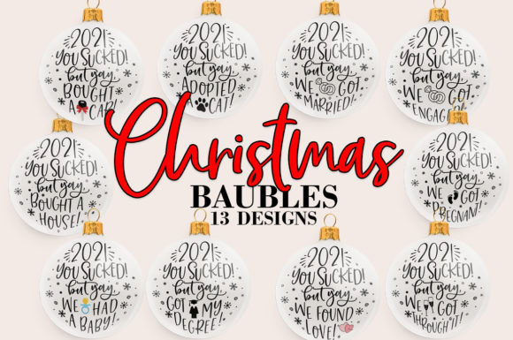 Download 2021 Christmas Bauble SVG Bundle - Christmas bauble svg Collection