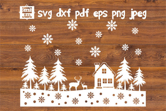 Download Christmas Scene Svg, Christmas Landscape - Christmas scene svg Collection